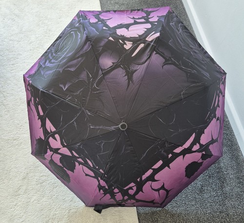 Gothic rose umbrella - gothic,