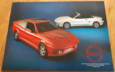 QUANTUM 2+2 sports car sales brochure from UK. Ford Fiesta 1600 engine