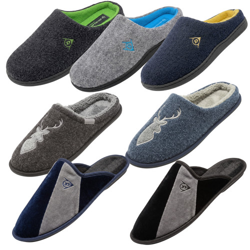 Dunlop mens slippers - slippers, memory