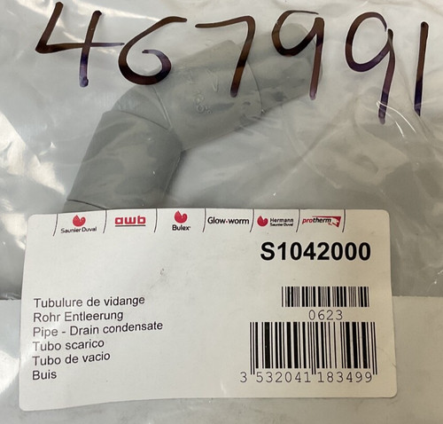 Condensate drain pipe - drain, s1042000