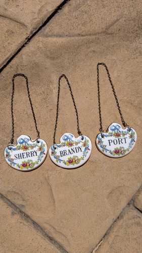 Coalport decanter labels fine - coalport,