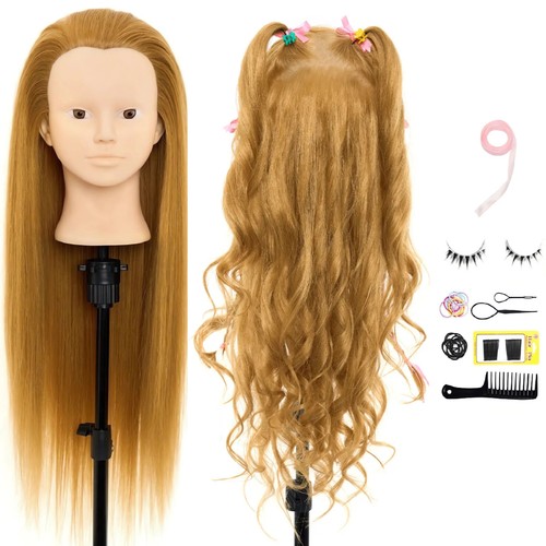 Real hair training head - training,