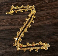 Anklet gold plated heart ankle - anklet,