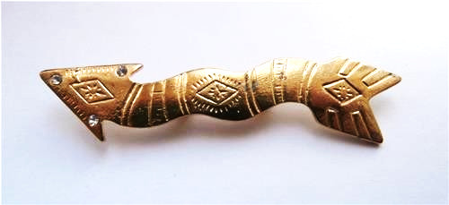 Vintage 1980 gold metal - vintage,