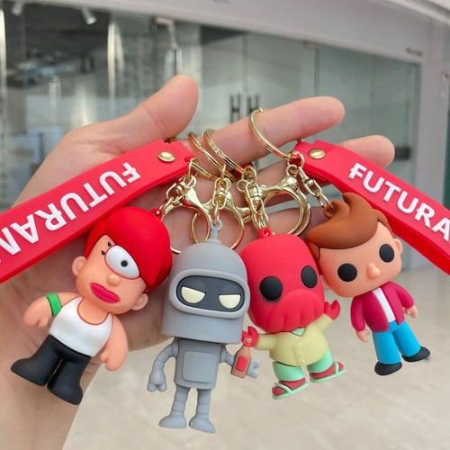 Futurama cartoon keyring - futurama,