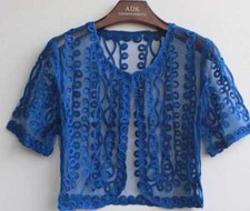 Sheer BOLERO SHRUG Dress Cover