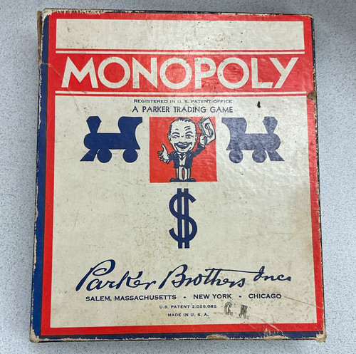 Parker brothers monopoly - parker,