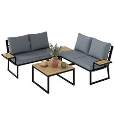 Outsunny 4 Seater Metal Garden