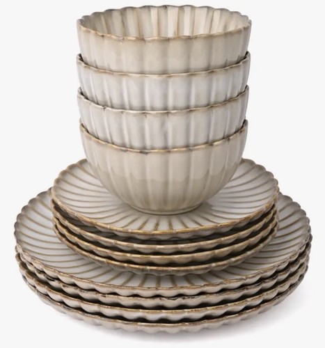 Waterside 12pc reactive glaze - 12pc,