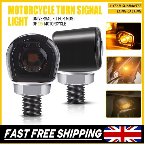 Black motorcycle turn - black,