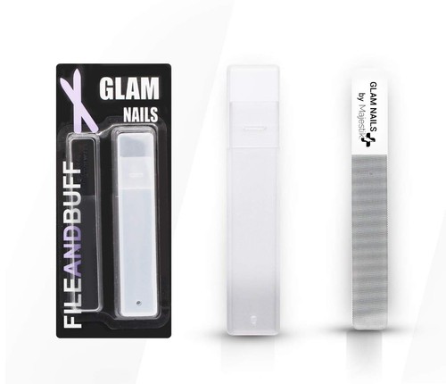 Glass nail file buffer set - glass,