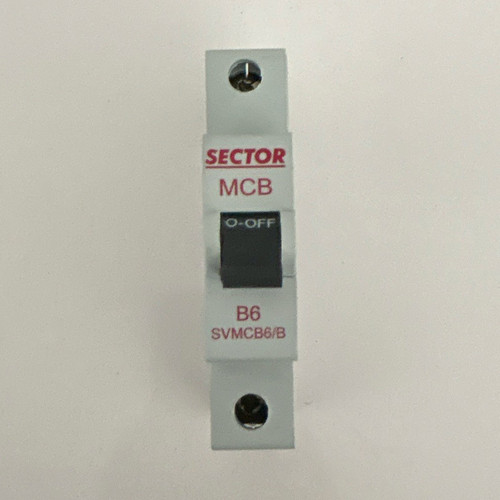 Sector type 1 pole - b, din