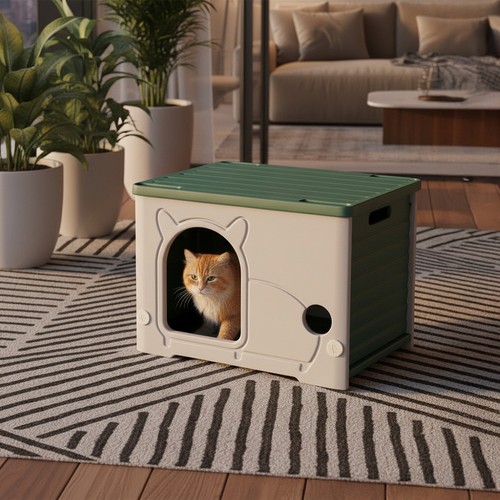 Cat house cave for outdoor - house,