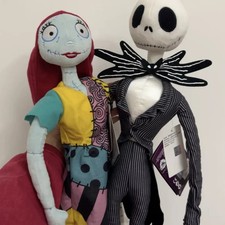 The Nightmare Before Christmas Jack Sally Cosplay Plush Doll Soft Toy Gift