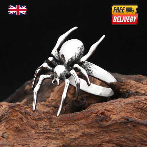 Vintage punk spider ring - punk,