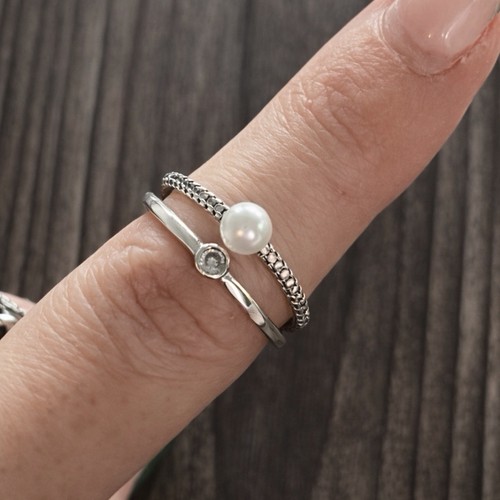 Pandora pearl ring size 925 - size,