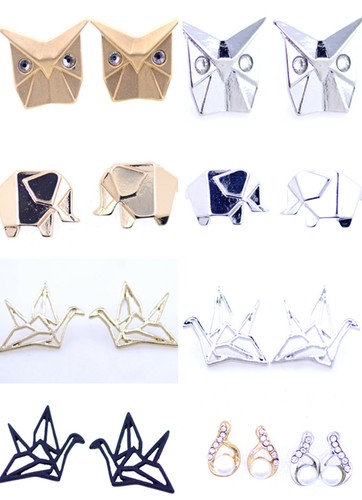 Paper folding origami crane