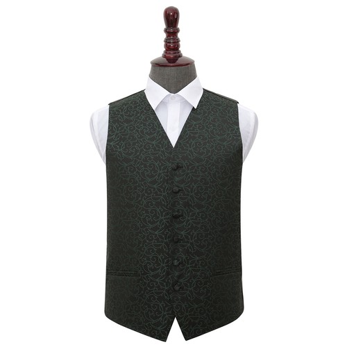 Mens waistcoat woven swirl - woven,