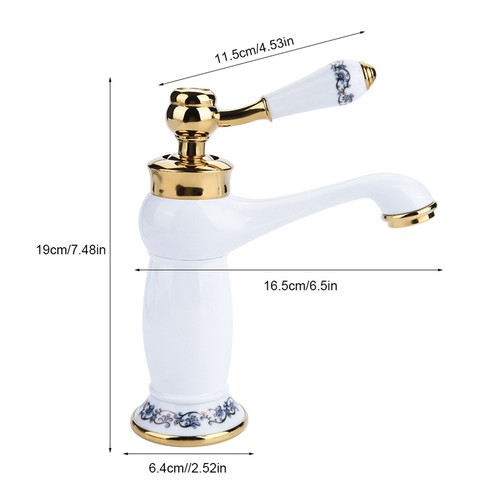 Single handle mixer - (white),
