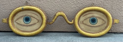 Antique metal optometrist - antique,