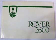 ROVER 2600 Cars Owners Handbook c1977 #AKM 3090 Edition 2