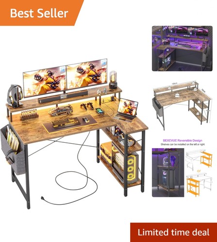 Versatile shaped corner desk - l-shaped,