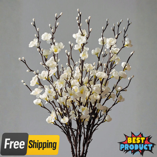8pcs artificial plum - artificial,