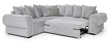 Corner Sofa Bed Horizon Grey