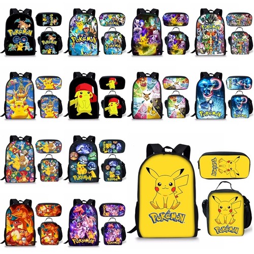 3pcs kids pokemon - pokemon, 3d