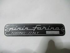 Sign nameplate Pininfarina