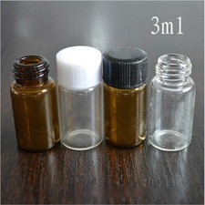 Mini Empty Clear Glass Bottle
