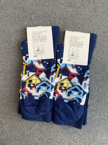 Two pairs christmas - two, socks