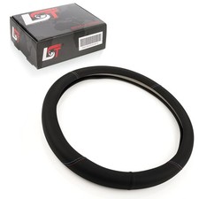 Steering wheel cover Ø 38 cm 15" black red blue for TOYOTA