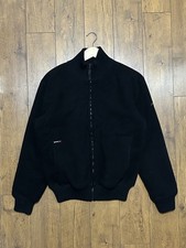 Schott NYC fleece lined jumper men’s small black Sherpa coat warm coat C65