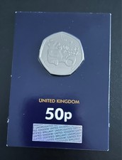 WINNIE THE POOH; CHRISTOPHER ROBIN; PIGLET; 2020; 50P FIFTY PENCE, UNCIRCULATED.