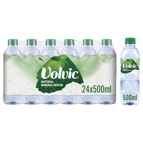 500ml volvic natural - x,