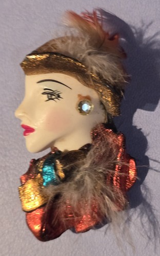 Art deco flapper lady - art,