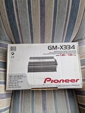 Pioneer : GM-X334 Bridgeable Four Channel Power  Car Amplifier - VVGC. Boxed.