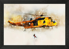 RAf Sea King digital painting