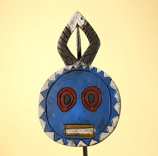 Vintage African Round Face