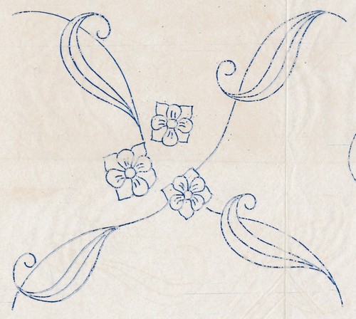 Vintage embroidery transfer - embroidery,