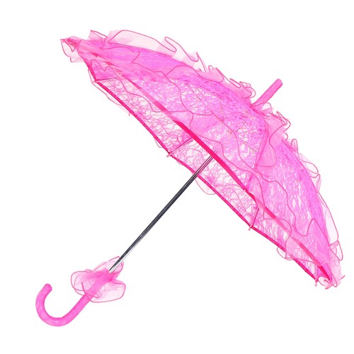 Lace umbrella - red),
