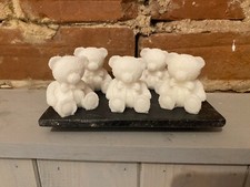 35 x Baby Powder Handmade Soap Cute Teddies Baby Shower Gift/Favour personalised