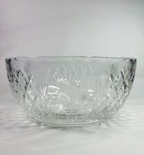 Vintage Scotland Made Edinburgh Crystal Thistle Design Fruit / Decorative Bowl