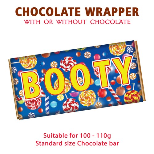 Rude chocolate bar - chocolate, wrapper
