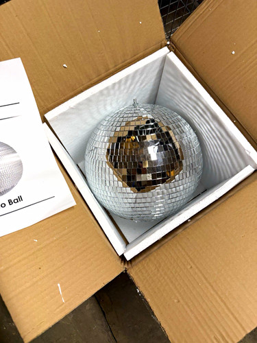 Oypla silver mirror ball disco - oypla,