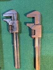 Vintage adjustable wrenches in