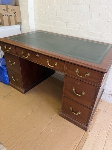 Partners vintage pedestal desk - partners,