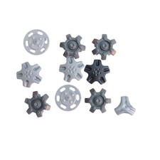 Playmobil -Wheel Hubcaps Bundle x10 Grey Silver