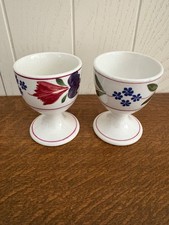 Pair of Vintage Adam’s Wedgewood ‘Old Colonial’ Design Egg Cups